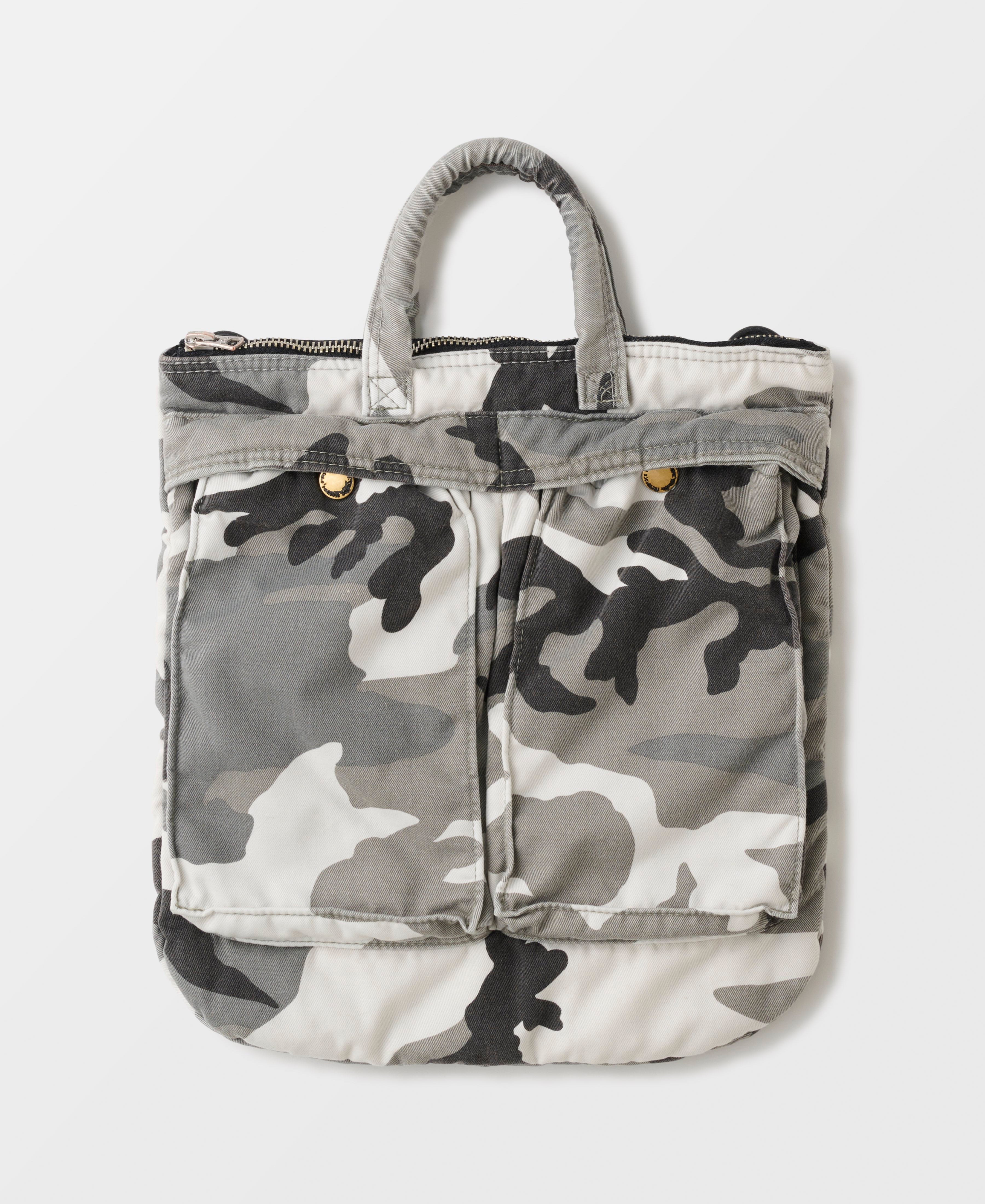 VINTAGE WASH 2WAY MINI CAMO HELMET BAG | UC