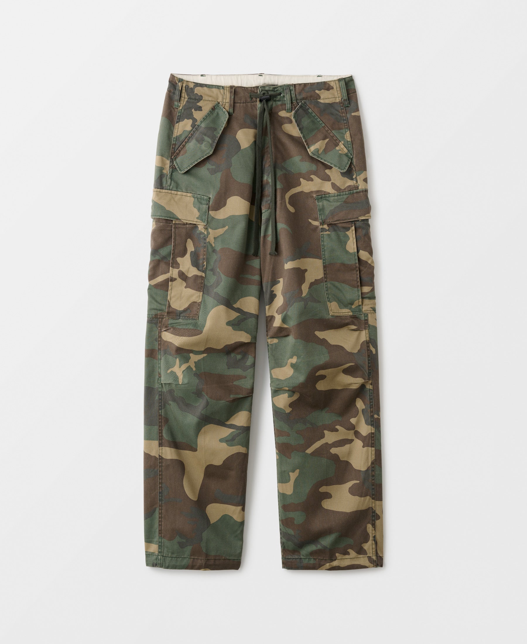 Camo M65 Field Cargo Trousers | Sun-faded wash