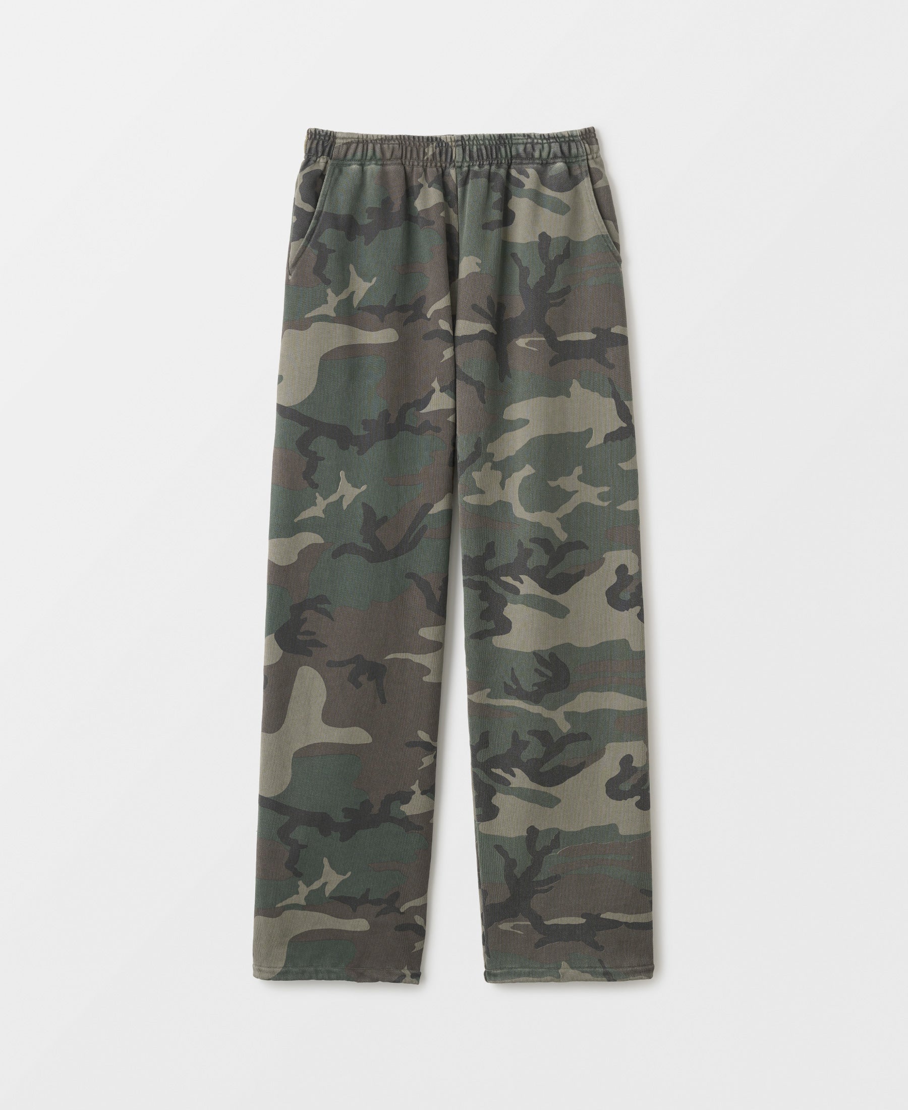 Wodland Camo Sweat Pants | Vintage Wash