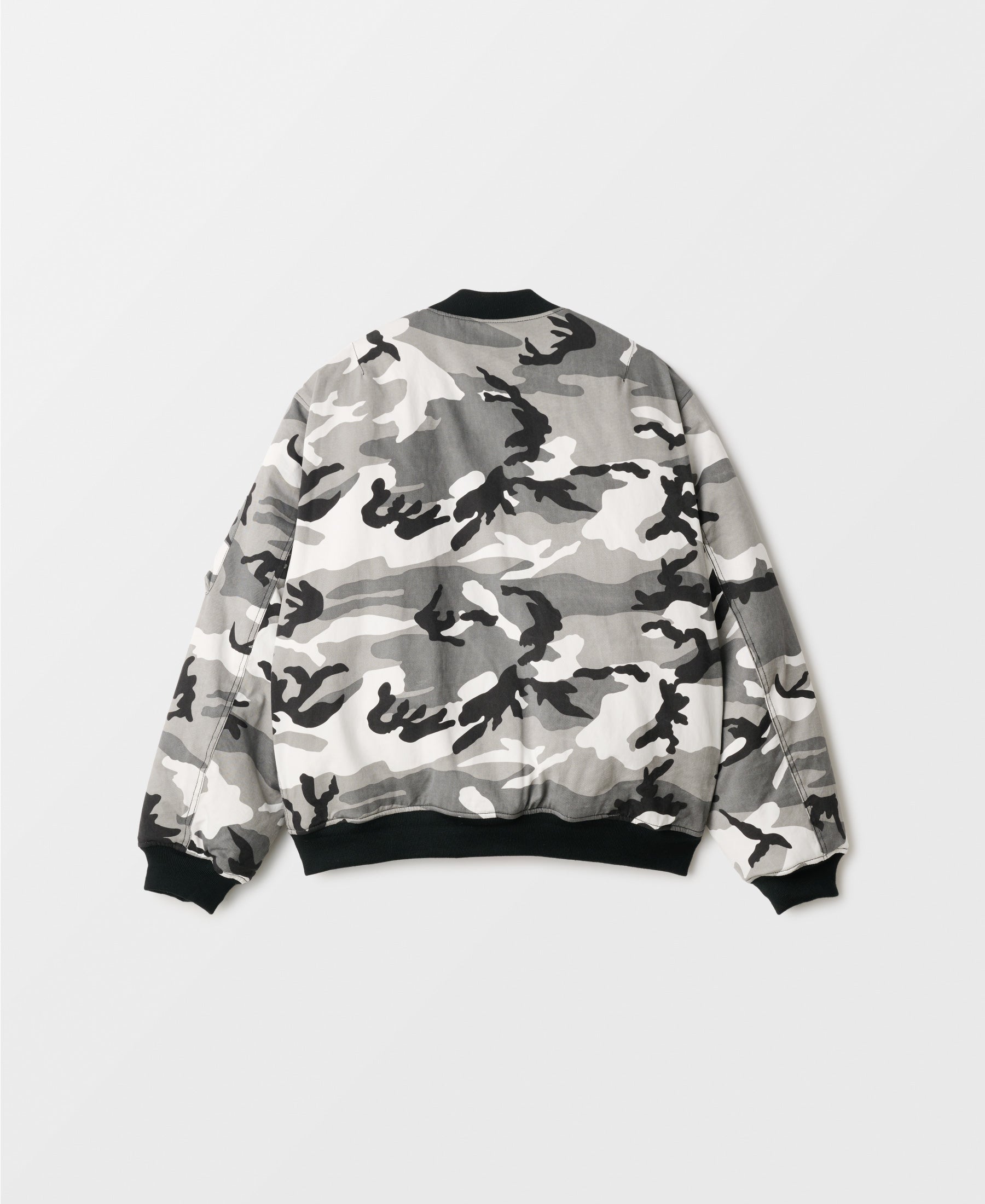 ヴィンテージウォッシュ コットンボンバージャケット | ウッドランド迷彩