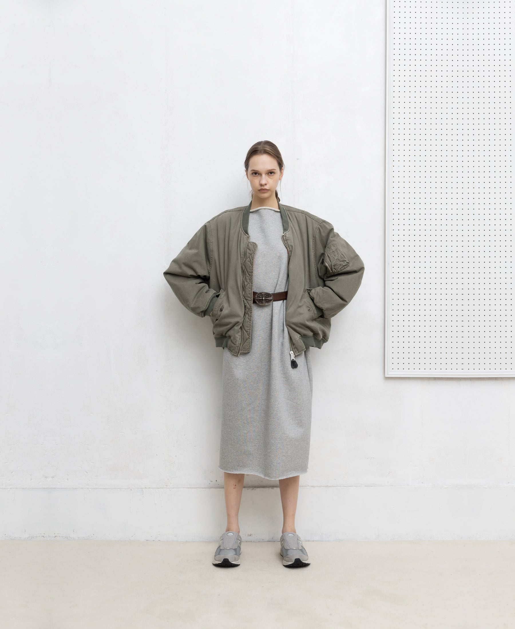 サンフェイドウォッシュ コットンボンバージャケット | オリーブドラブ