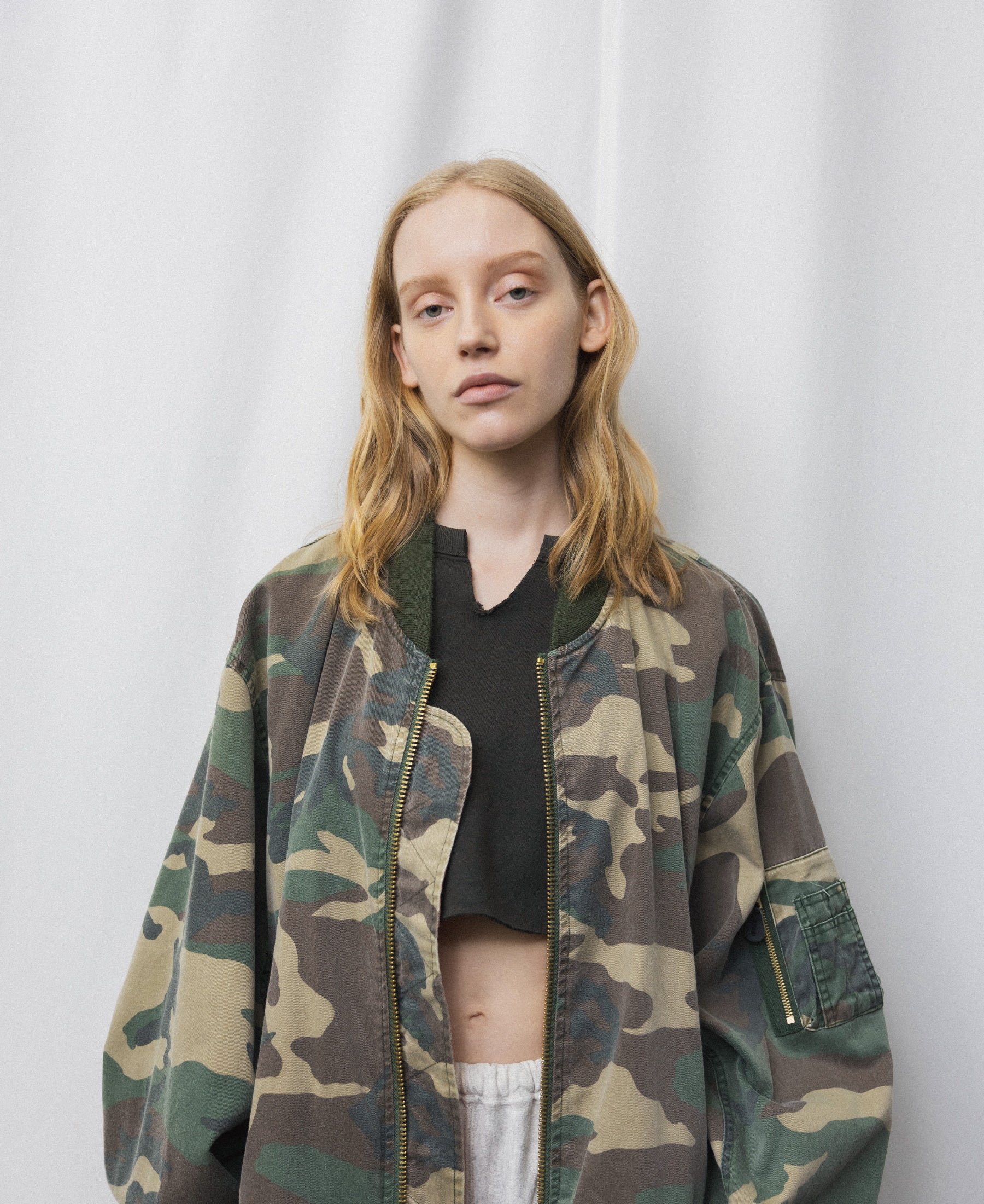 MA-1 | NON-PADDED BOMBER JACKET |  VINTAGE WASH WC