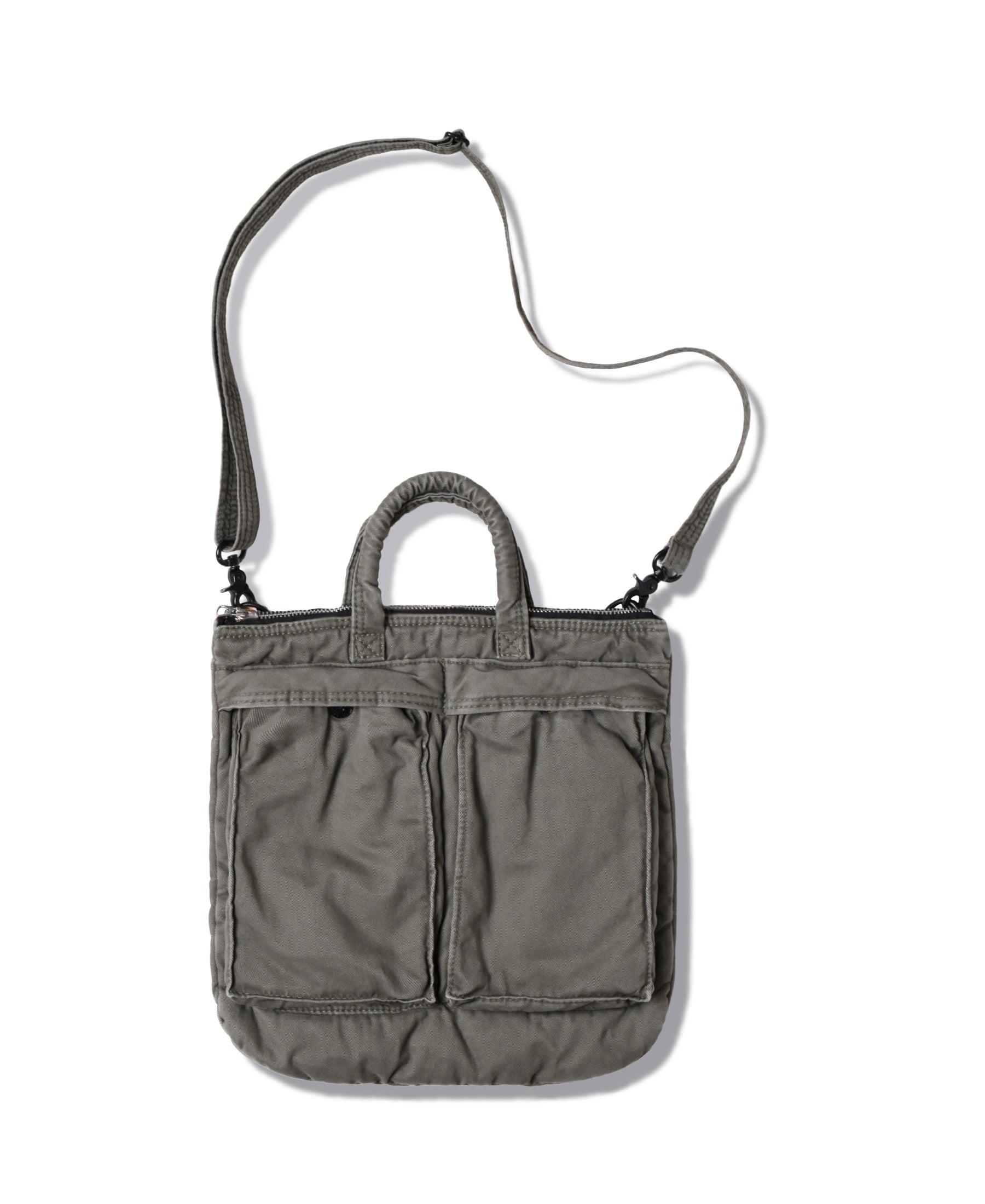 SUN FADED WASH 2WAY MINI HELMET BAG | OLIVE DRAB