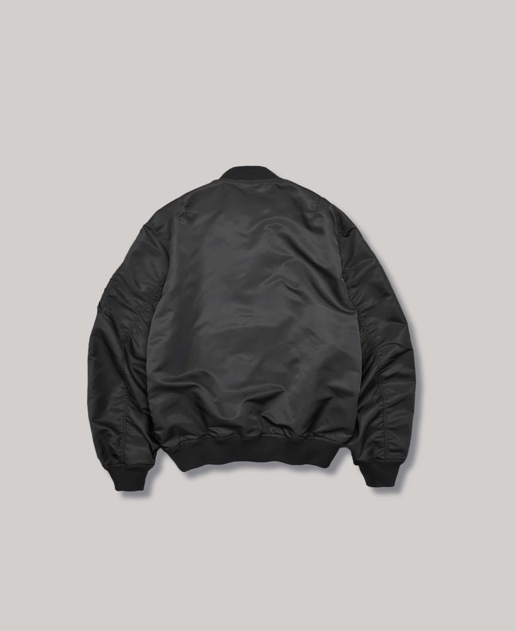 NEW | NON-PADDED BOMBER JACKET |  BLACK