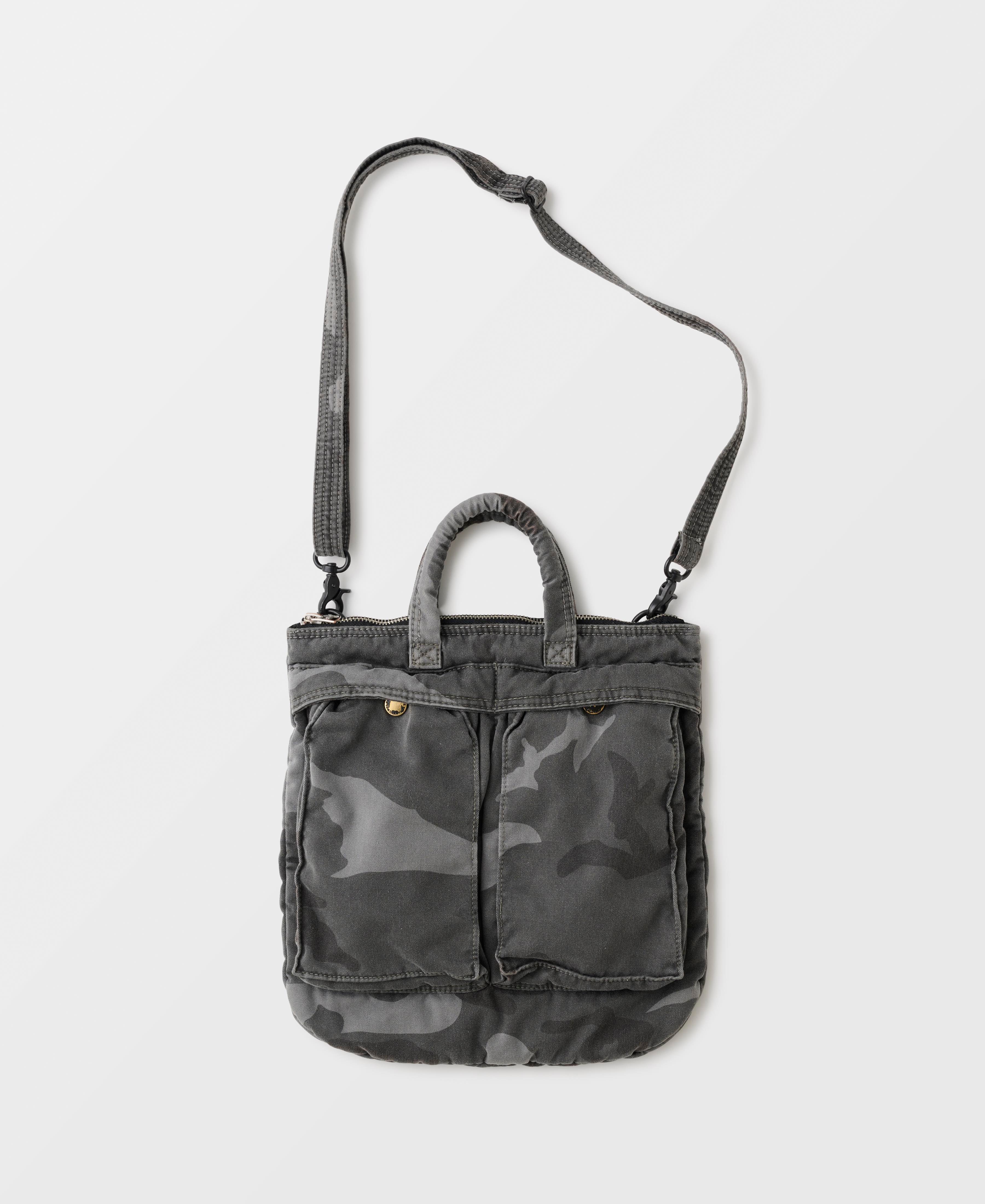 24AW | ANTIQUE WASH 2WAY MINI CAMO HELMET BAG | UC