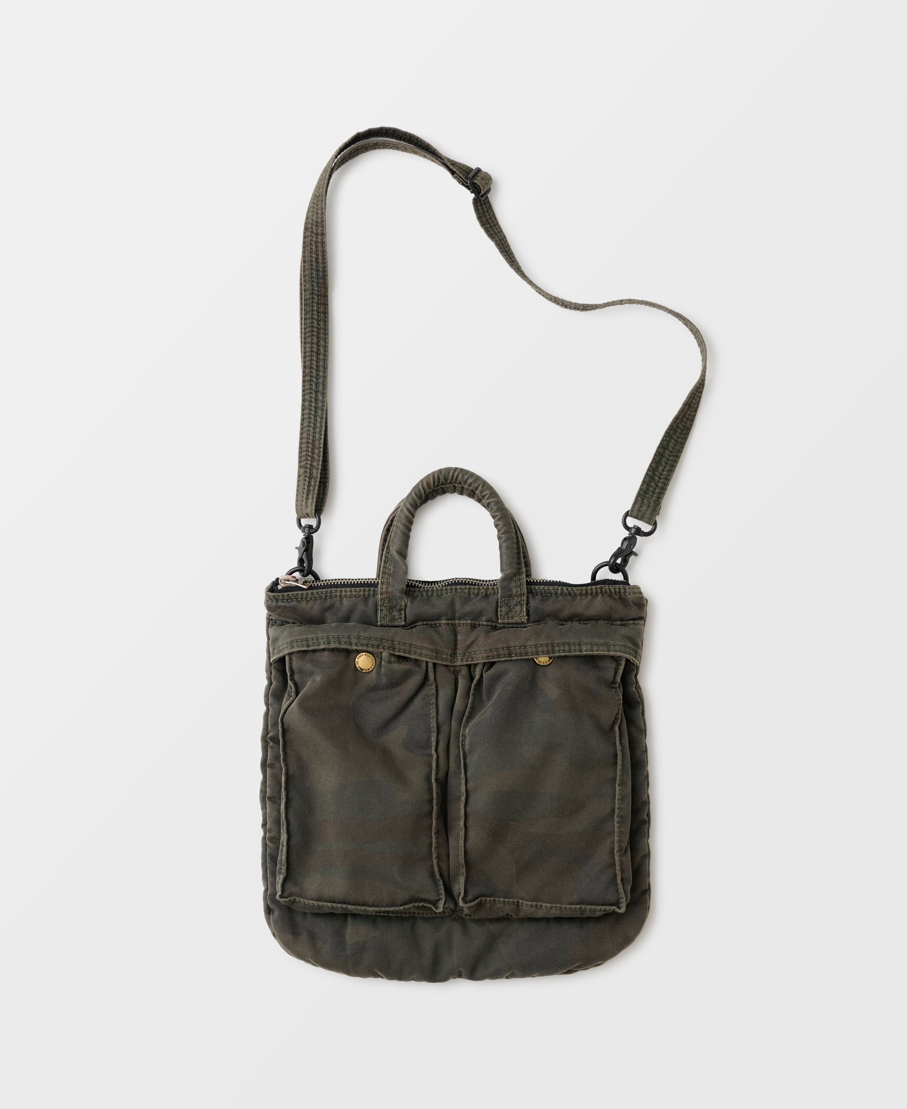 24AW | ANTIQUE WASH 2WAY MINI CAMO HELMET BAG | WC