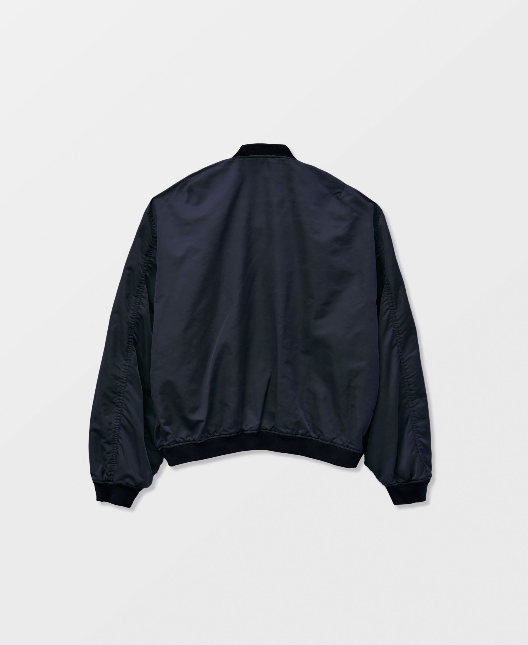 アウトレット | ANTIQUE WASH NON PADDED BOMBER JACKET | NAVY