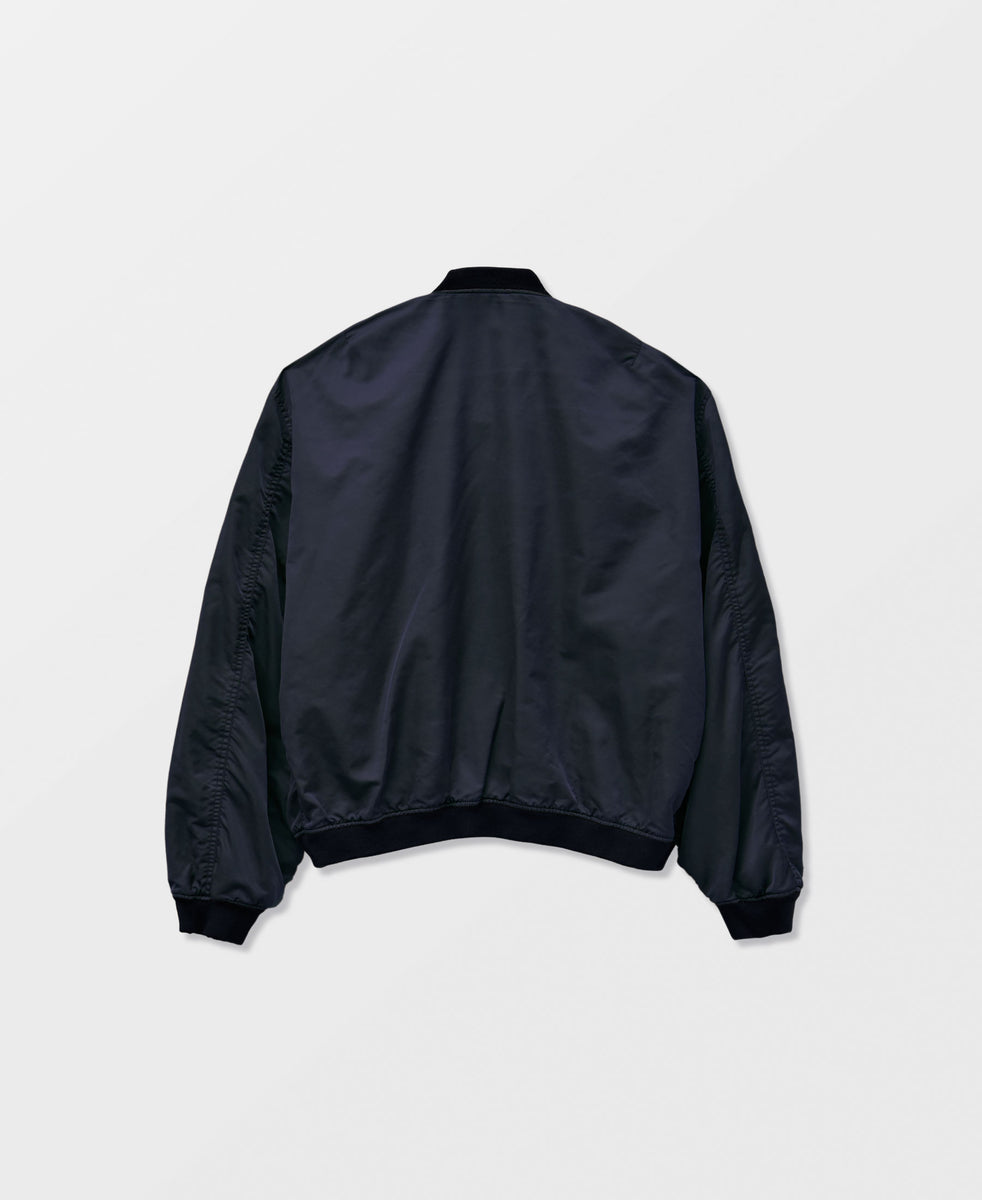 OUTLET 70%OFF | ANTIQUE WASH NON PADDED BOMBER JACKET | NAVY – F.M.C.D ...