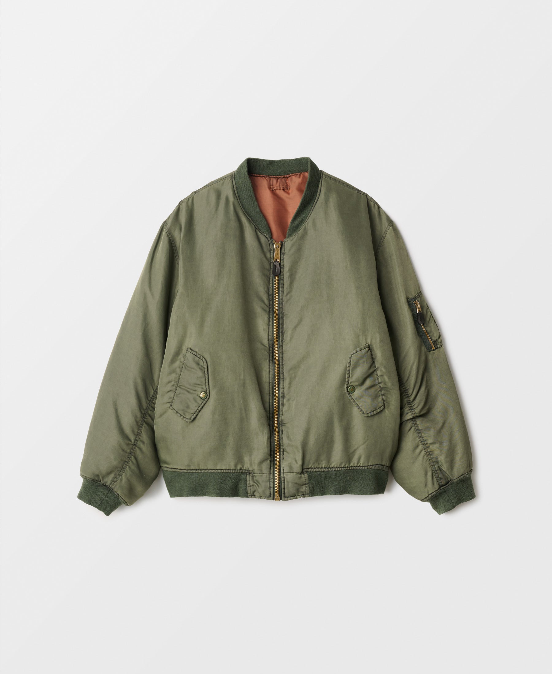 LTD | ANTIQUE WASH BOMBER JACKET | DARK NIGHT OD